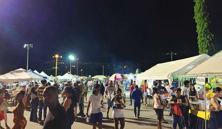 Queen’s Park Savannah Food Strip Trinidad street food