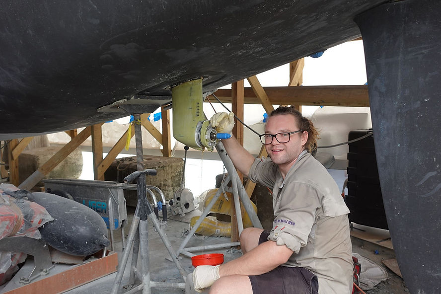 Servicing our SD-60 sail drives