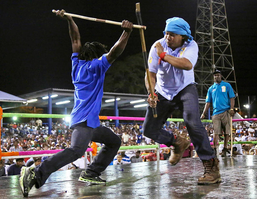 Trinidad Tobago Carnival stick fighting