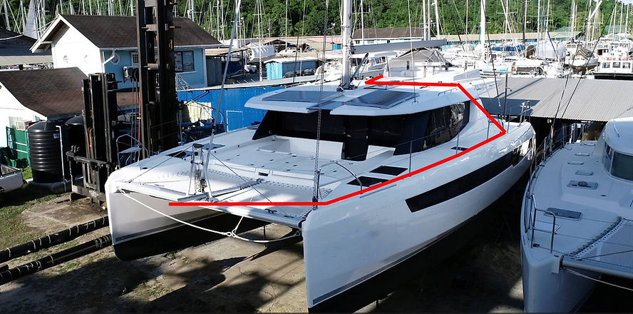 2023 Leopard 45 Code 0 sail furler